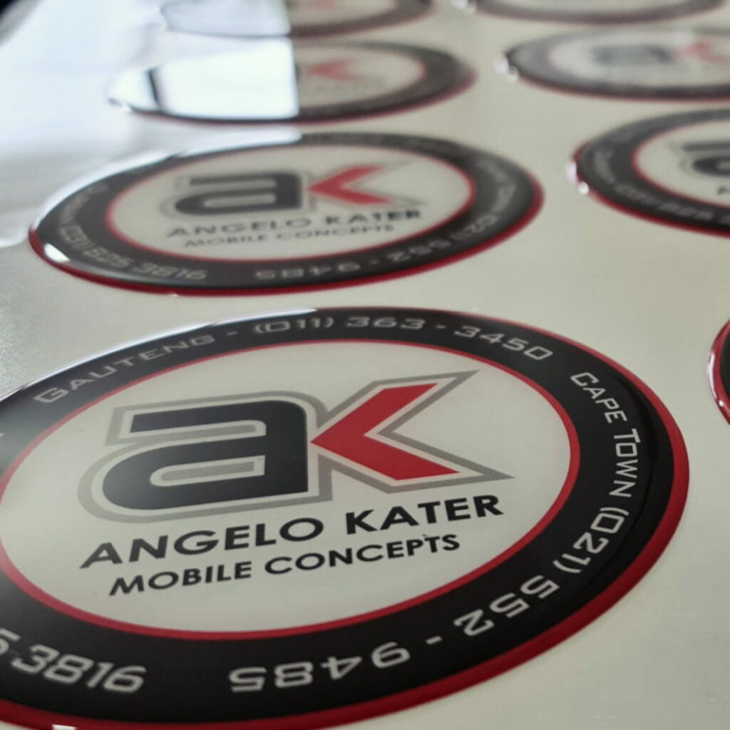 Dome sticker